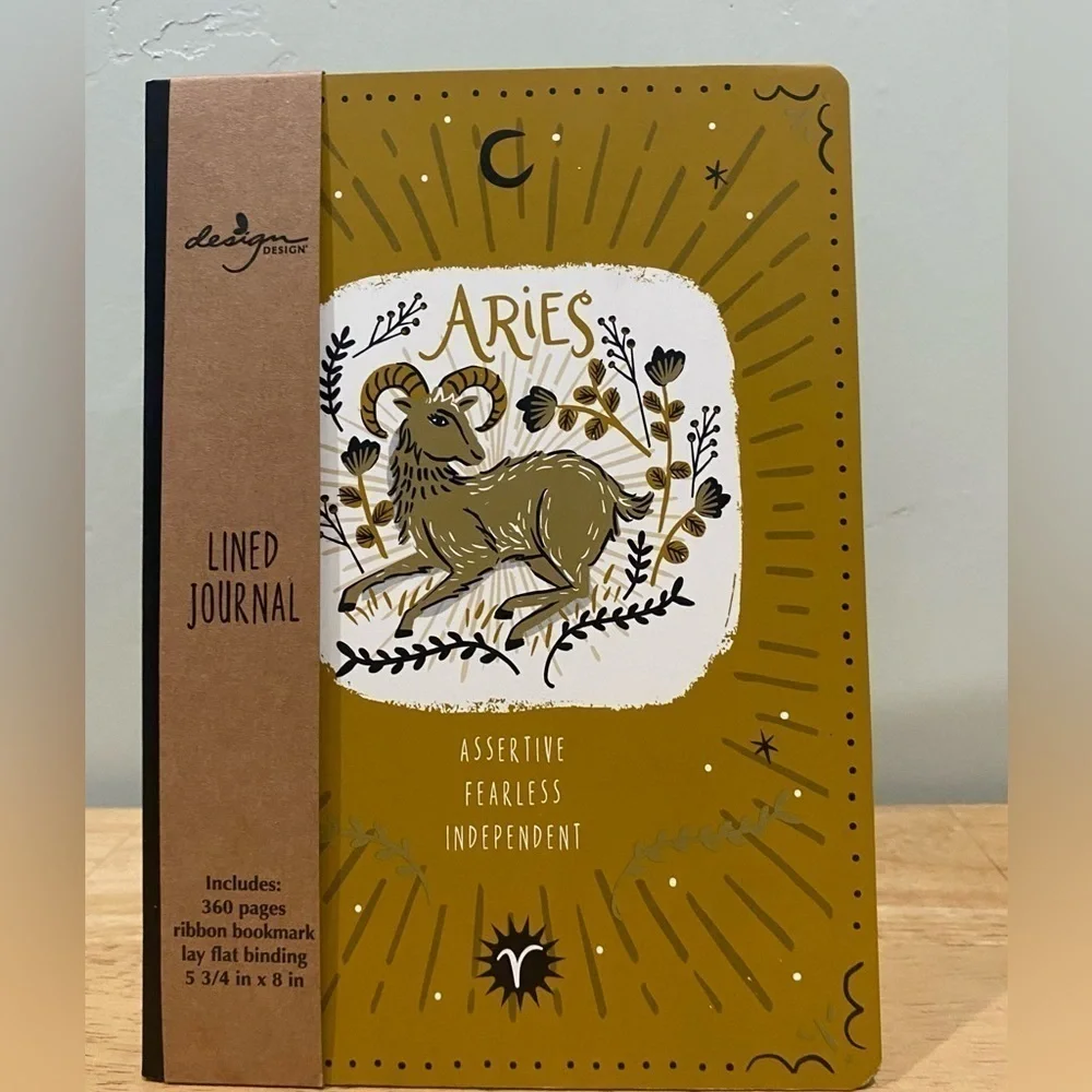 Aries Zodiak Journal. Beautiful, elegant and well made. 360 pages. Brand new!!